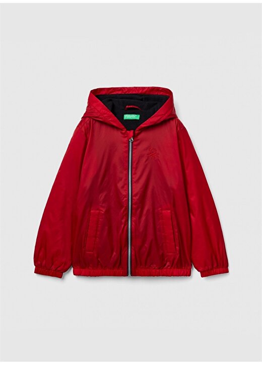 Benetton Koyu Kırmızı Erkek Çocuk Yağmurluk 2BL5QN001 1