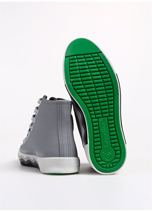 Benetton Gri Kadın Sneaker BN-31047 4