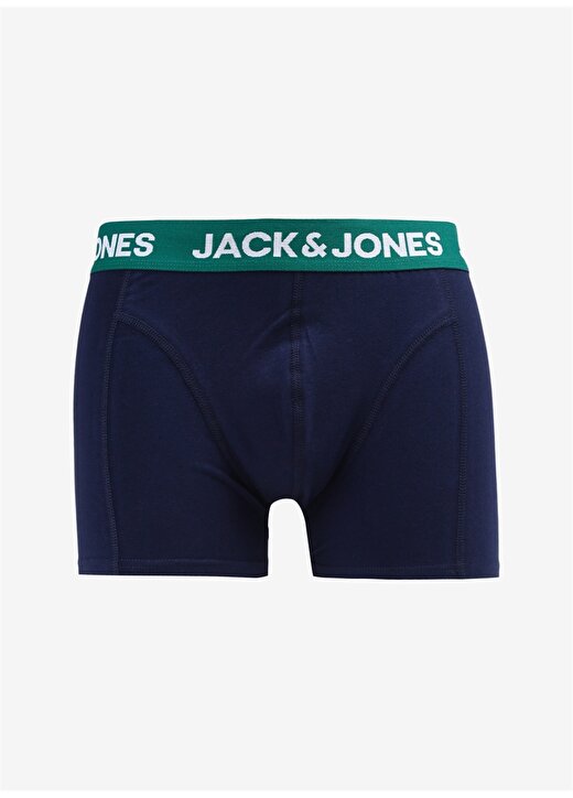 Jack & Jones Siyah - Yeşil Erkek Boxer 12248064_JACNORMAN CONTRAST TRUNK S 1