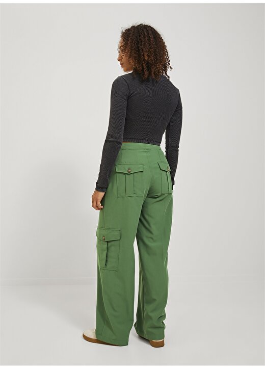 JJXX Orta Bel Rahat Yeşil Kadın Pantolon JXMARY CARGO MW PANT PNT NOOS 2