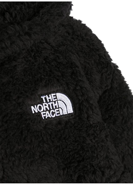 The North Face Siyah Kız Çocuk Fermuarlı Uzun Kollu Crop Mont NF0A84N4JK31 G SUAVE OSO F/Z HOODED 3