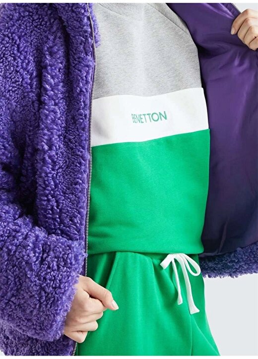 Benetton Mor Kadın Mont 2RHSDN033 3
