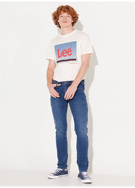 Lee Luke Jean Erkek Normal Bel Slim Fit Denim Pantolon L719AKA39 2