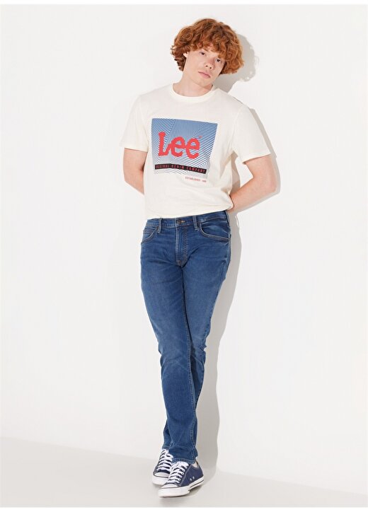 Lee Luke Jean Erkek Normal Bel Slim Fit Denim Pantolon L719AKA39 3