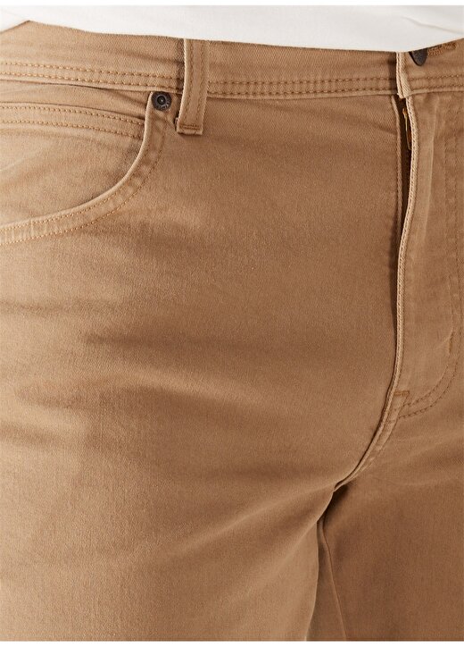 Wrangler Normal Bel Regular Fit Deve Tüyü Erkek Chino Pantolon W121053175 Texas Non Denim Pantolon 4