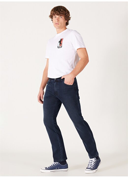 Wrangler Texas Jean Pantolon Erkek Normal Bel Regular Fit Denim Pantolon W121LR278 3