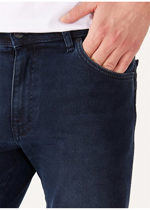 Wrangler Texas Jean Pantolon Erkek Normal Bel Regular Fit Denim Pantolon W121LR278 4