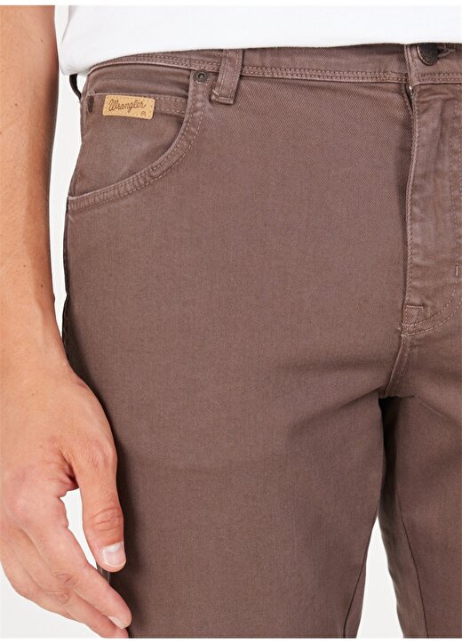 Wrangler Normal Bel Slim Fit Kahve Erkek Chino Pantolon W12S004220 Texas Slim Chino Pant 4