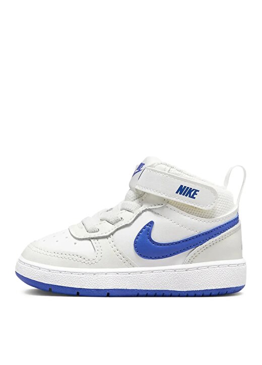 Nike Çocuk Beyaz Yürüyüş Ayakkabısı CD7784-113 COURT BOROUGH MID 2 (TDV 2