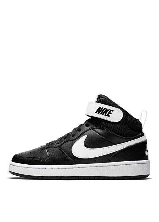 Nike Çocuk Siyah - Gri - Gümüş Yürüyüş Ayakkabısı CD7782-010 COURT BOROUGH MID 2 (GS) 2