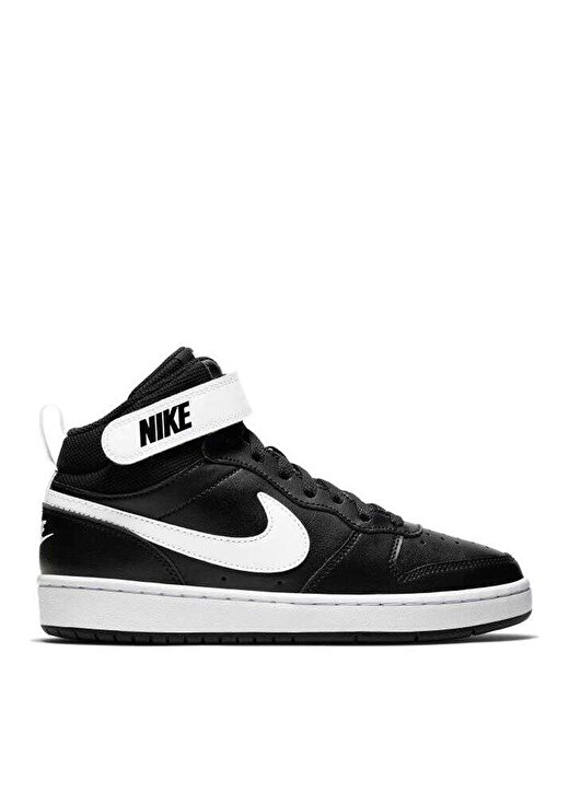 Nike Çocuk Siyah - Gri - Gümüş Yürüyüş Ayakkabısı CD7782-010 COURT BOROUGH MID 2 (GS) 1