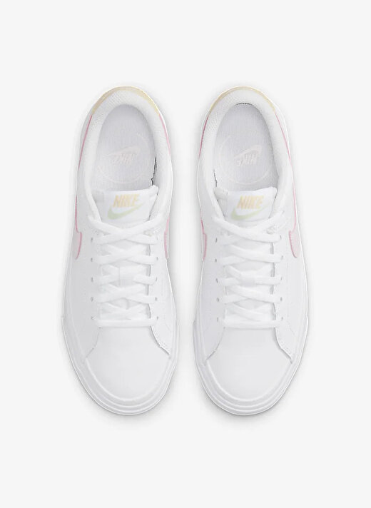 Nike Çocuk Beyaz Yürüyüş Ayakkabısı DA5380-115 NIKE COURT LEGACY (GS)    4