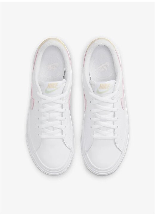 Nike Çocuk Beyaz Yürüyüş Ayakkabısı DA5380-115 NIKE COURT LEGACY (GS) 4