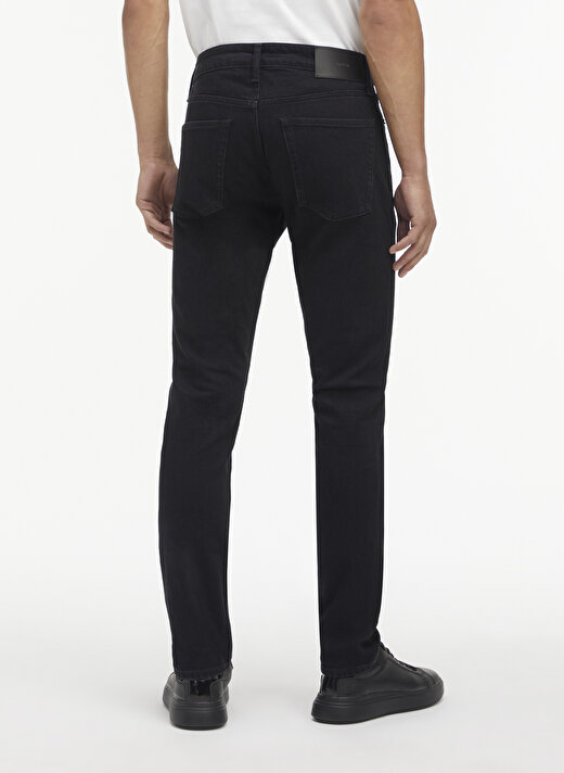 Calvin Klein Normal Bel Normal Paça Slim Fit Siyah Erkek Denim Pantolon K10K1112391BY 2