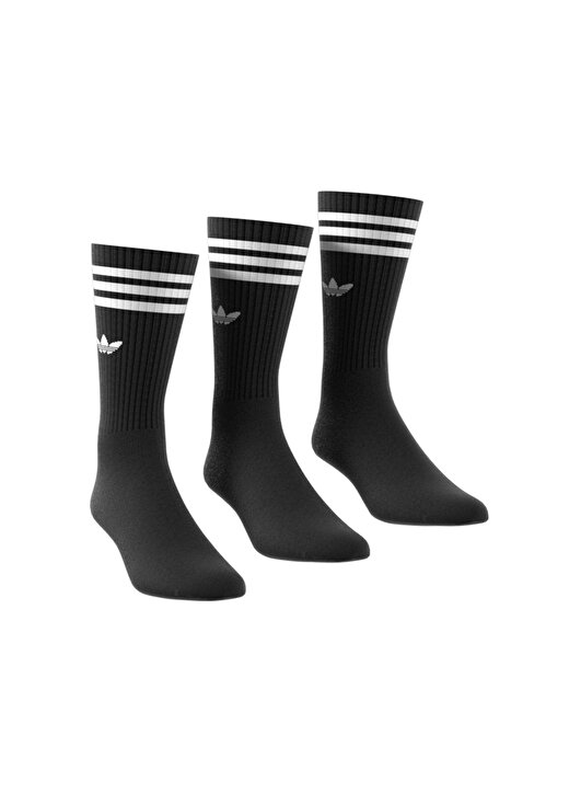 Adidas Siyah Unisex 3Lü Spor Çorap IL5015 HIGH CREW SOCK BLA 2