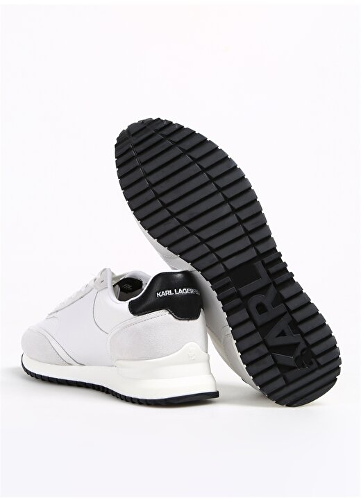 KARL LAGERFELD Beyaz Erkek Deri Sneaker KL52932 4