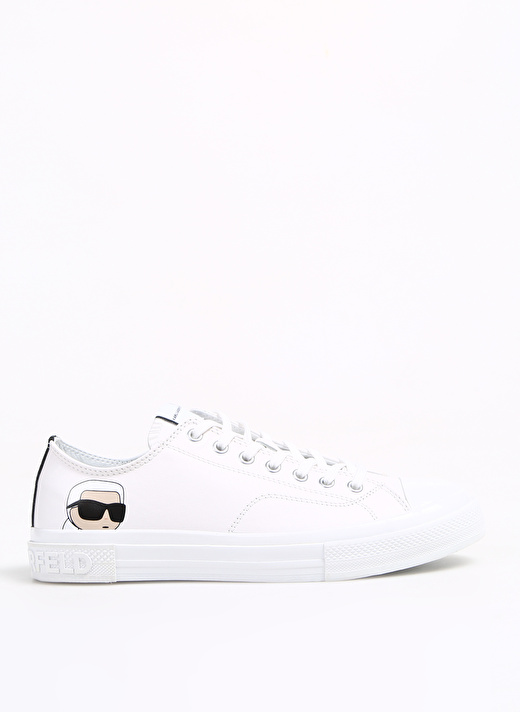 KARL LAGERFELD Beyaz Erkek Deri Sneaker KL50315  1