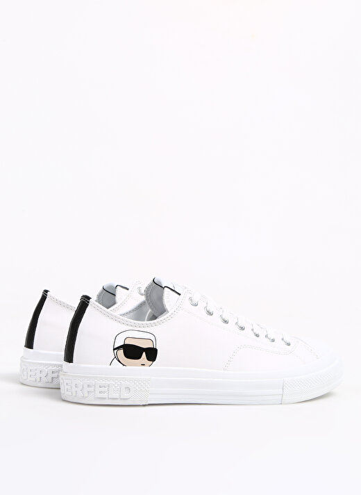 KARL LAGERFELD Beyaz Erkek Deri Sneaker KL50315  3