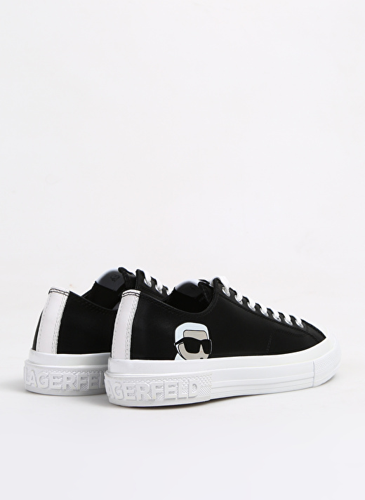 KARL LAGERFELD Siyah Erkek Deri Sneaker KL50315  3