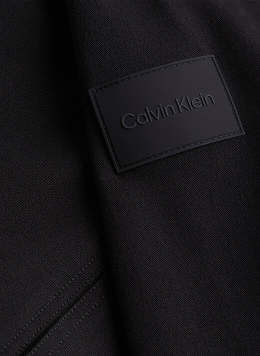 Calvin Klein Slim Fit Düğmeli Yaka Siyah Erkek Gömlek K10K111730BEH 3
