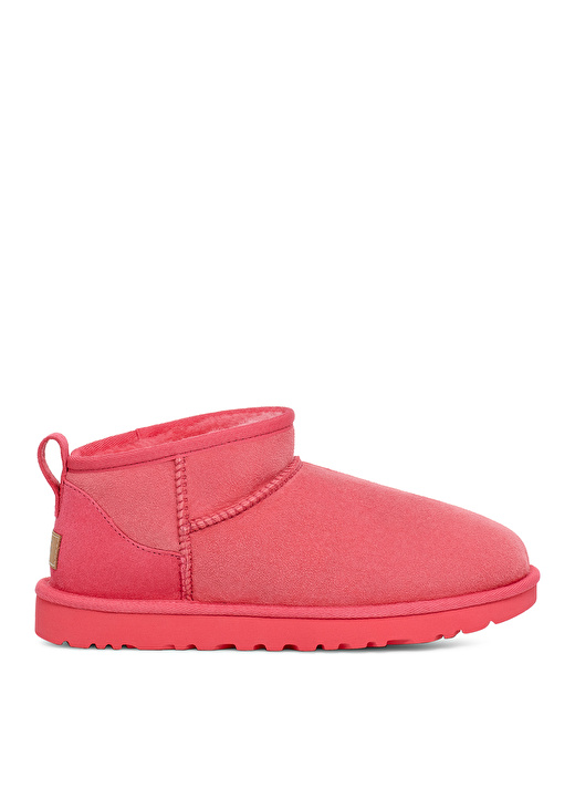 Ugg Süet + Deri Pembe Kadın Bot W CLASSIC ULTRA MINI 1116109 1