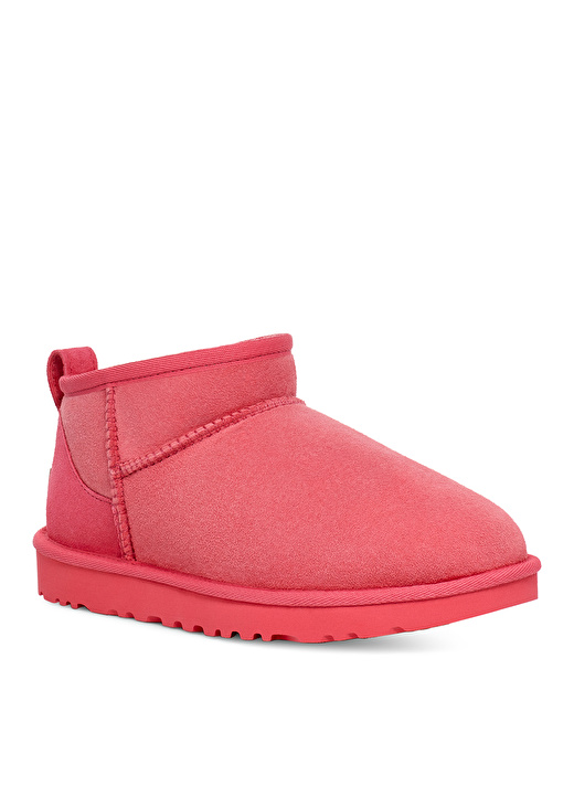 Ugg Süet + Deri Pembe Kadın Bot W CLASSIC ULTRA MINI 1116109 3