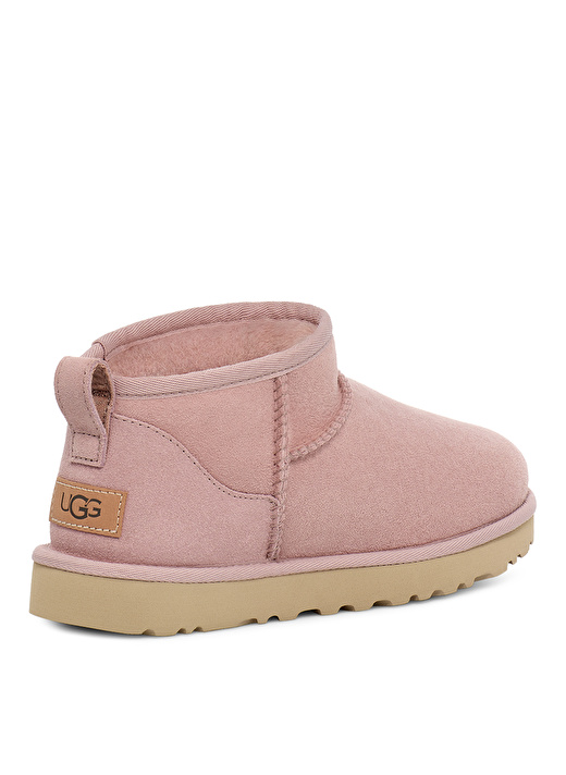 Ugg Süet + Deri Açık Pembe Kadın Bot W CLASSIC ULTRA MINI 1116109 4