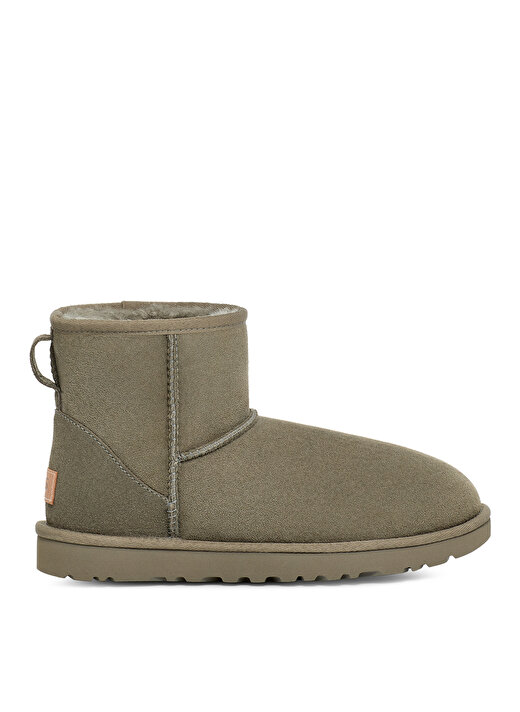 Ugg Süet + Deri Haki Kadın Bot W CLASSIC MINI II 1016222 2