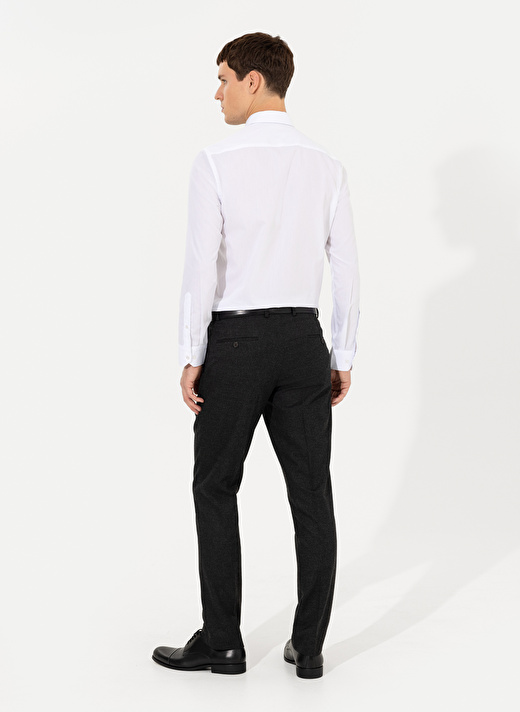 Pierre Cardin Normal Bel Normal Paça Slim Fit Antrasit Erkek Klasik Pantolon S09014/P 4