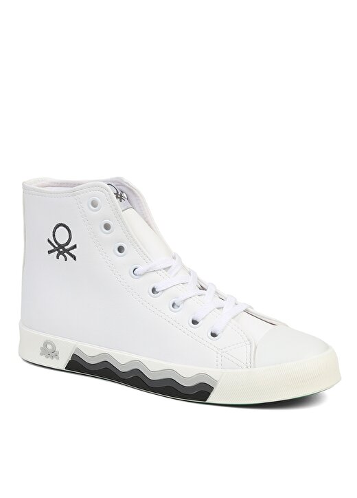 Benetton Beyaz Erkek Sneaker BN-31043 Beyaz 1