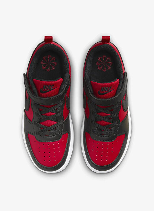 Nike Çocuk Siyah - Kırmızı Yürüyüş Ayakkabısı DV5457-600 COURT BOROUGH LOW PS    4