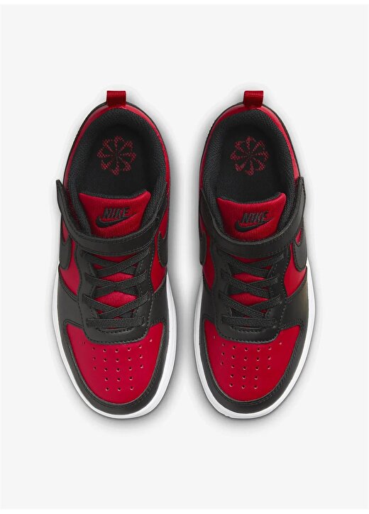 Nike Çocuk Siyah - Kırmızı Yürüyüş Ayakkabısı DV5457-600 COURT BOROUGH LOW PS 4