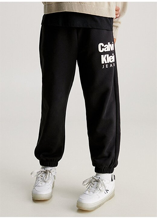 Calvin Klein Siyah Erkek Çocuk Eşofman Altı IB0IB01816BEH 1