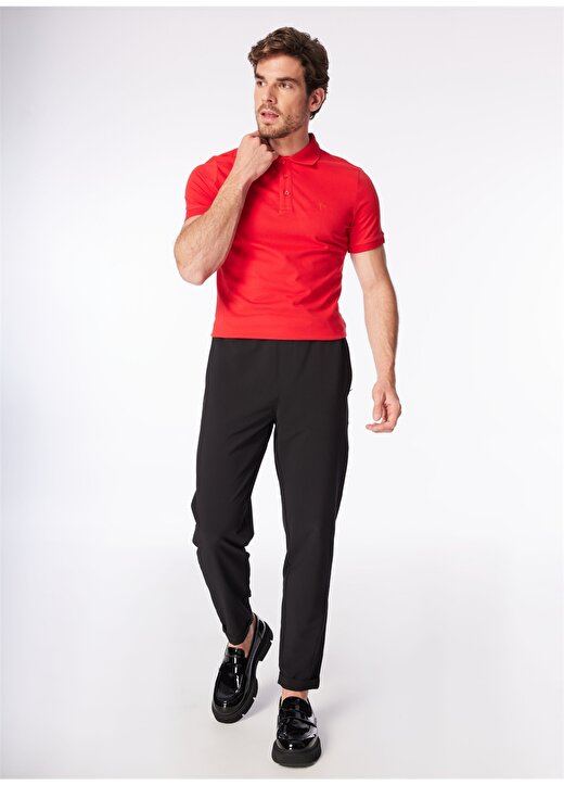 Fabrika Kırmızı Erkek Regular Fit Polo T-Shirt LEGOLAS Y 3