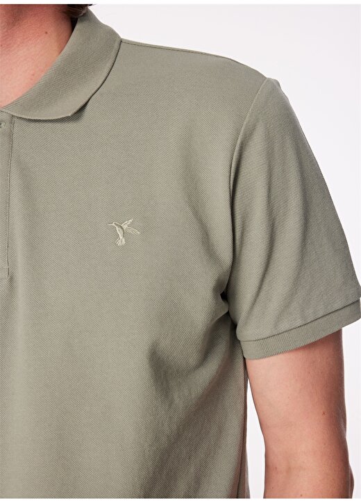 Fabrika Açık Haki Erkek Regular Fit Polo T-Shirt BORAMIR-Y 4