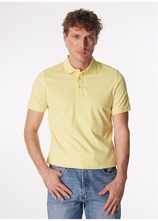 Fabrika Açık Sarı Erkek Regular Fit Polo T-Shirt LEGOLAS Y 3