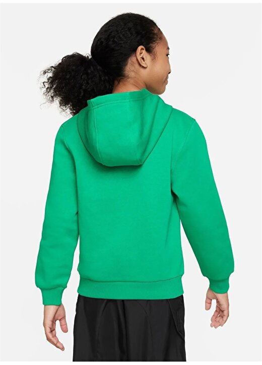 Nike Çocuk Yeşil Kapüşonlu Sweatshirt FD2988-324 K NSW CLUB FLC HDY 2