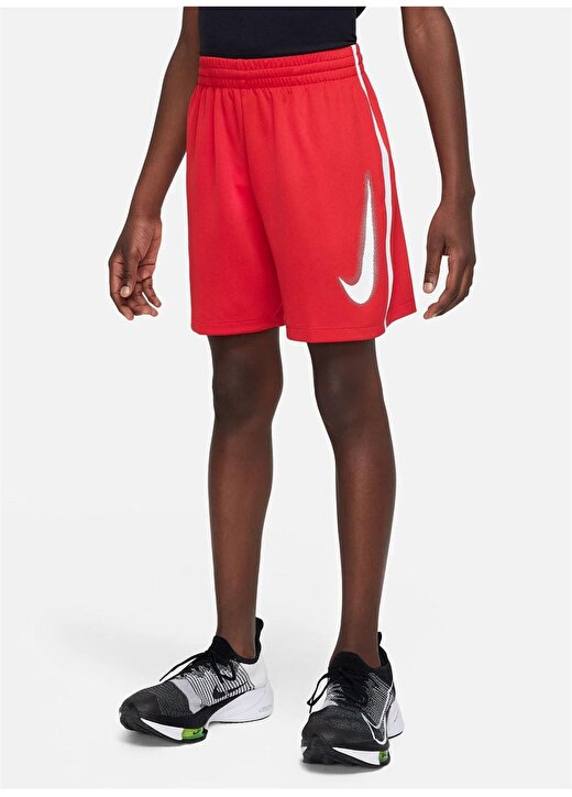 Nike Kırmızı Erkek Çocuk Şort DX5361-657 B NK DF MULTI+ SHORT HBR 2