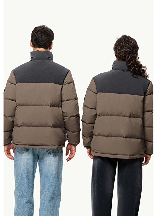 Jack Wolfskin Kahve Erkek Kapüşon Yaka Mont Dellbrueck Jkt 2