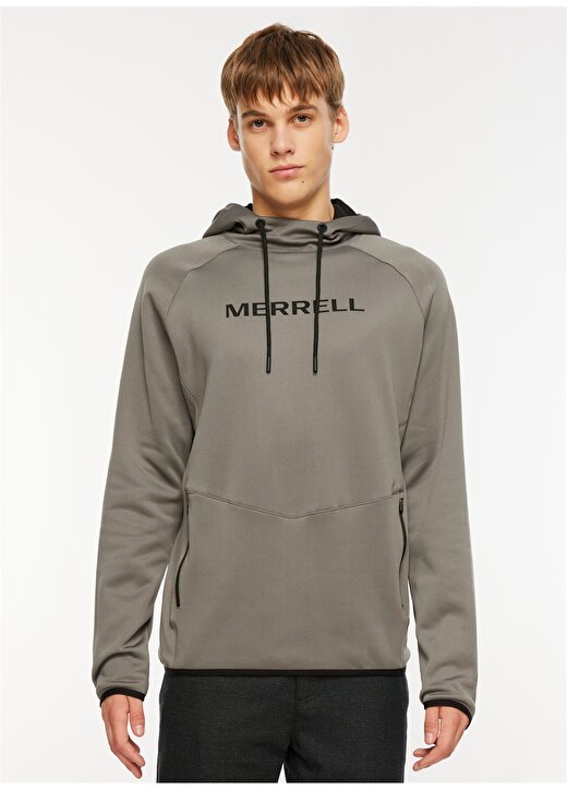 Merrell Gri Erkek Kapüşon Yaka Sweatshirt M23searchsearch 2