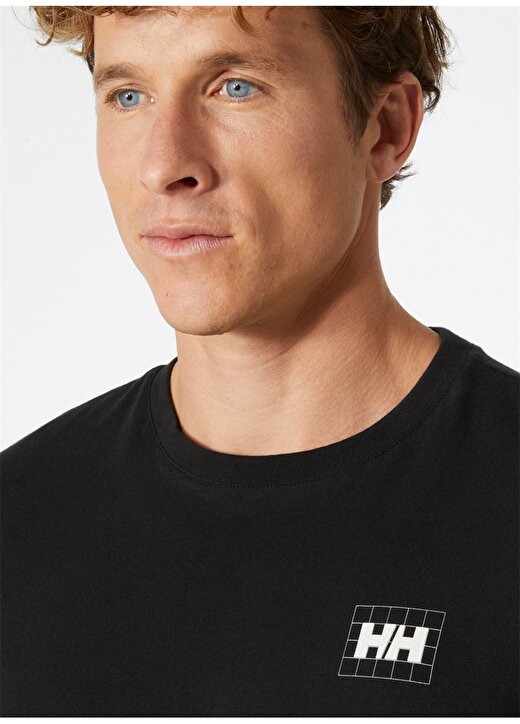 Helly Hansen Siyah Erkek T-Shirt HHA.63259 F2F ORGANIC 3