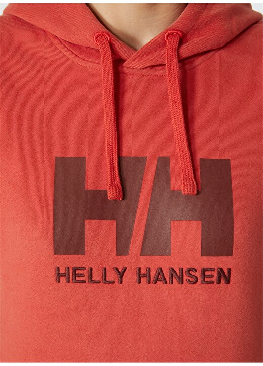 Helly Hansen Kırmızı Kadın Sweatshirt HHA.33978 W LOGO HOOD 3