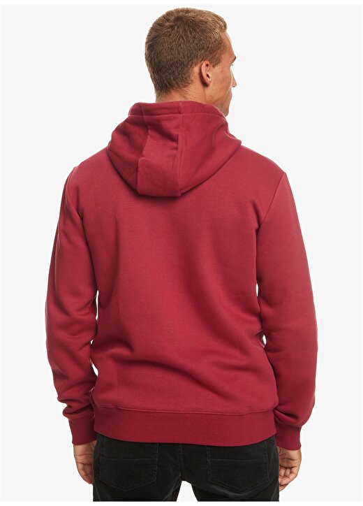 Quiksilver Kırmızı Erkek Kapüşon Yaka Sweatshirt EQYFT04450 Big Logo Hood 2