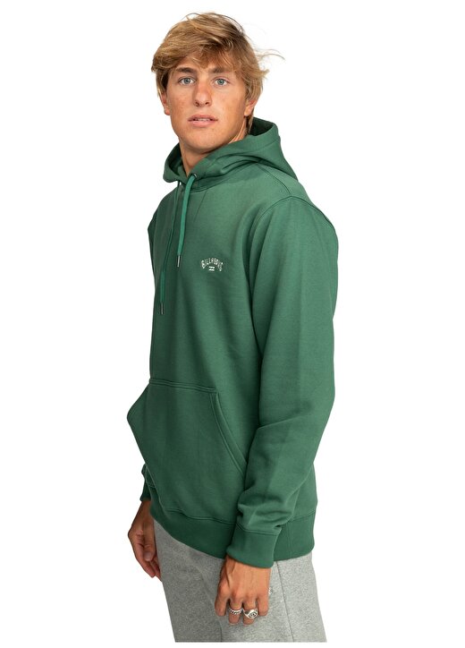 Billabong Yeşil Erkek Kapüşon Yaka Sweatshirt EBYFT00114 Arch Po 3
