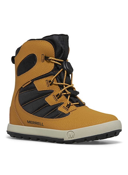 Merrell Sarı Erkek Çocuk Waterproof Bot MK267146 SNOW BANK 4.0 WTRPF 4