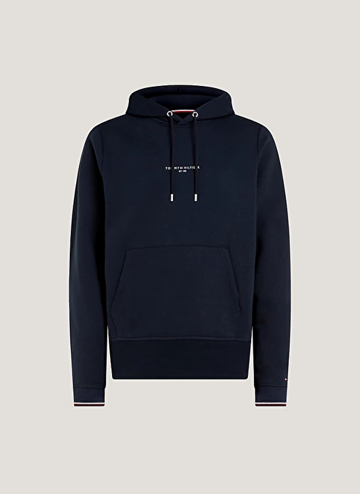 Tommy Hilfiger Kapüşon Yaka Mavi Erkek Sweatshırt MW0MW32673DW5 4