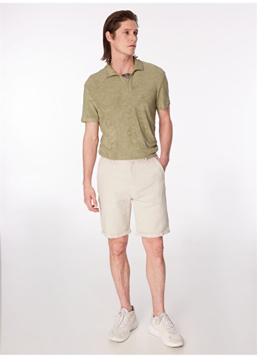 Fabrika Yeşil Erkek Basic Polo T-Shirt F4SM-TST 0981 4