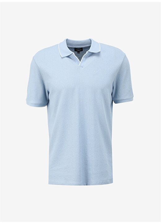 Fabrika Comfort Mavi Erkek Polo Yaka Regular Fit Polo T-Shirt CM SERIUS 1