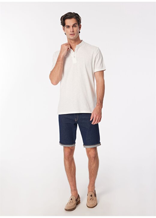 Fabrika Comfort Kırık Beyaz Erkek Regular Fit T-Shirt FC4SM-TST 0764 1