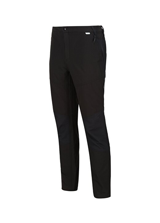 Regatta Siyah Erkek Regular Fit Outdoor Pantolonu RMJ290 Geo Softshell II 1